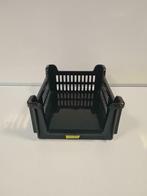 Magazijnbak 400x300x160mm met grijpopening stapelbaar, Ophalen of Verzenden