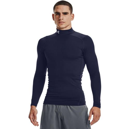 Under Armour CG Armour Comp Mock-NVY - Maat XXL, Kleding | Heren, T-shirts, Blauw, Nieuw, Overige maten, Ophalen of Verzenden