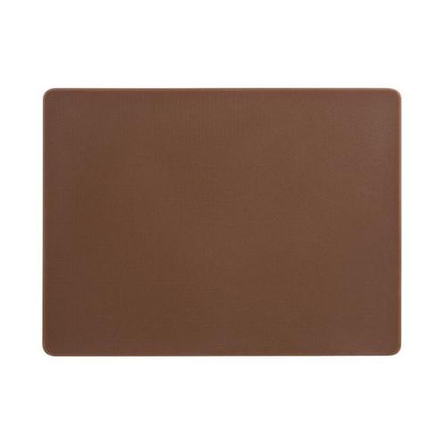 Snijplank | LDPE | Bruin | 600x450x10(h)mm Hygiplas, Zakelijke goederen, Horeca | Keukenapparatuur, Nieuw in verpakking, Verzenden
