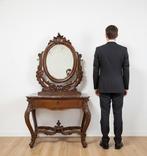 Wandtafel - Hout, Glas, Brons, IJzer, Messing - Toelette