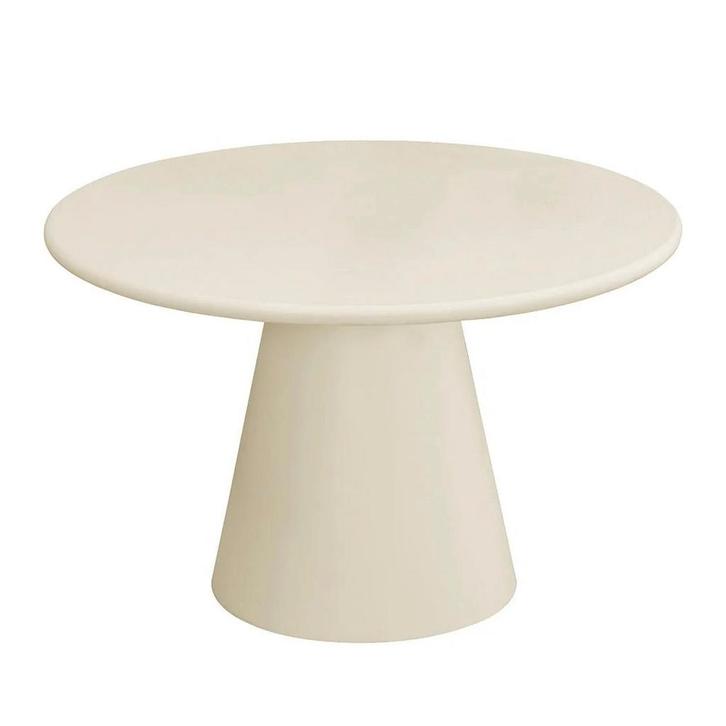 Eettafel Maya Microcement Rond 120 cm Beige, Maison & Meubles, Tables | Tables à manger, Envoi