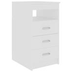 Ladekast 40x50x76 Wit - OP = OP - Perfecte Bureau-opberger!, Verzenden, Nieuw