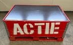 Houten Actie Displaymeubel, 120cm, rood
