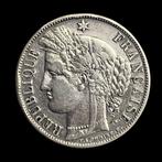 France. Silver 5 Francs (Ceres, 2nd republic) Coin 1851