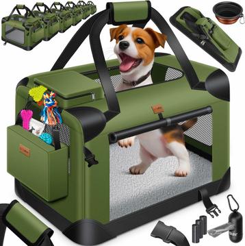 Reisbench hond - Draagtas hond - Transportbox - 102x69x69 - beschikbaar voor biedingen