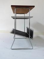 Tijdschriftenhouder - Hout, Metaal, Skai - Magazine Stand