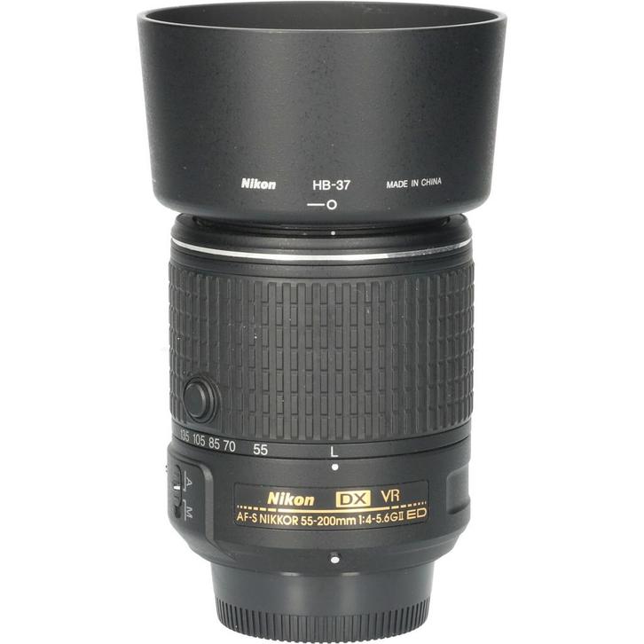 Nikon AF-S 55-200mm f/4.0-5.6G DX ED VR II CM6035, Audio, Tv en Foto, Foto | Lenzen en Objectieven, Overige typen, Gebruikt, Zoom