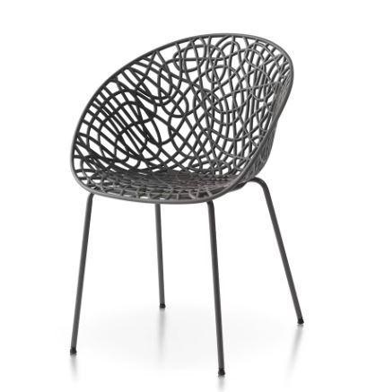 TM Modern Design Plastic Stoel donker grijs, Auto diversen, Autogereedschap, Verzenden