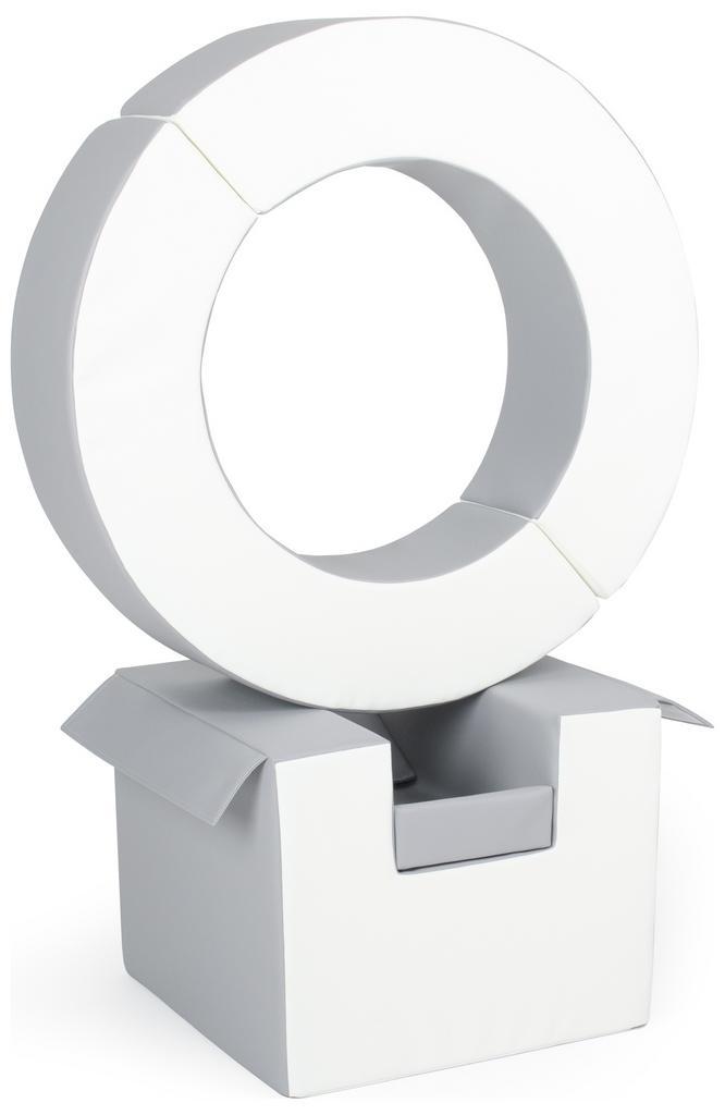 Foam blokken - hoepel - Ø 78 cm - 3 delig - grijs, Kinderen en Baby's, Speelgoed | Educatief en Creatief, Nieuw, Ophalen of Verzenden
