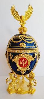 Fabergé ei - Dubbele adelaar op de kroon - Huevo Imperial, Antiek en Kunst