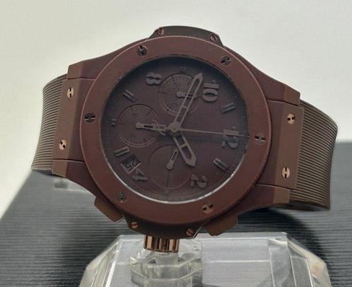 Hublot - Big Bang choco 41mm - 341.CC.3190.RC - Heren - 2016, Handtassen en Accessoires, Horloges | Heren