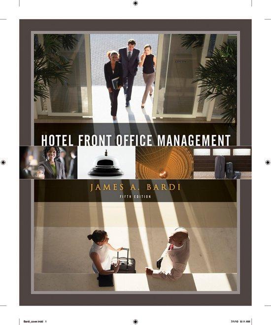 Hotel Front Office Management 9780470637524 James A. Bardi, Boeken, Taal | Engels, Zo goed als nieuw, Verzenden