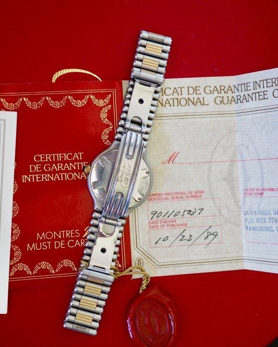 Cartier - Must de Cartier 21 - 9011 - Dames - 1989, Handtassen en Accessoires, Horloges | Heren