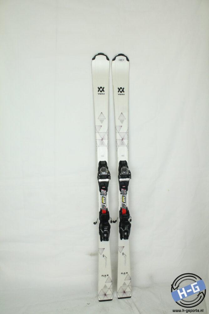 Refurbished - Ski - Volkl Flair 7,2 white - 165, Sport en Fitness, Skiën en Langlaufen, Ski, 160 tot 180 cm, Gebruikt, Overige merken