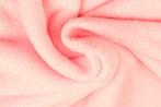 10 meter fleece stof - Baby roze - 100% polyester, Verzenden