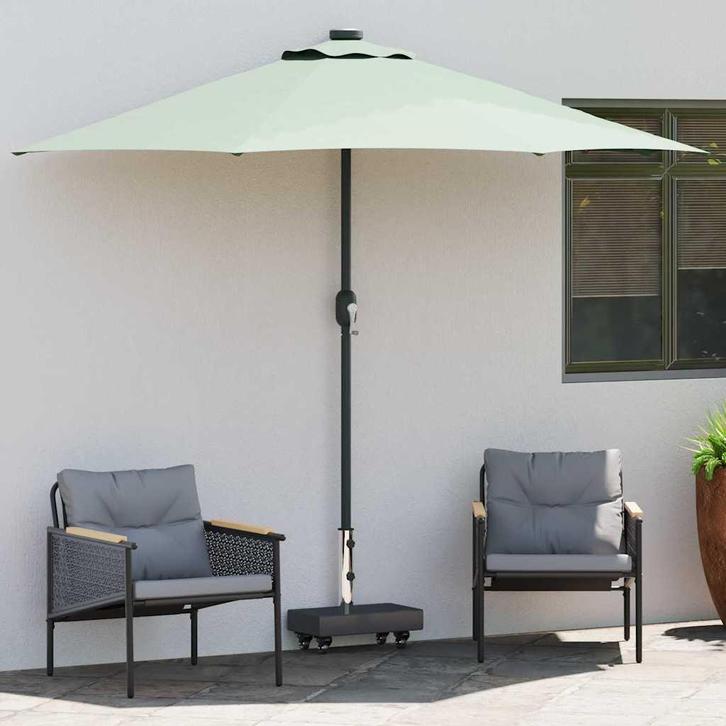 vidaXL Parasolvoet Zwart 45 x 25 x 45 cm Graniet, Tuin en Terras, Parasols, Nieuw, Verzenden