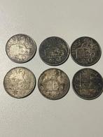 België. 20 Francs Lot van 6 stuks (Zonder minimumprijs)