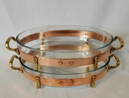 Nilsjohan - Rolf Sinnemark - Plat de cuisson (2) - Cuivre,, Antiek en Kunst, Antiek | Meubels | Stoelen en Sofa's