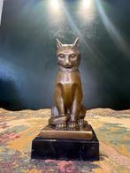 BJB - Conrad - sculptuur, Art Deco Cat - 17 cm - Brons,