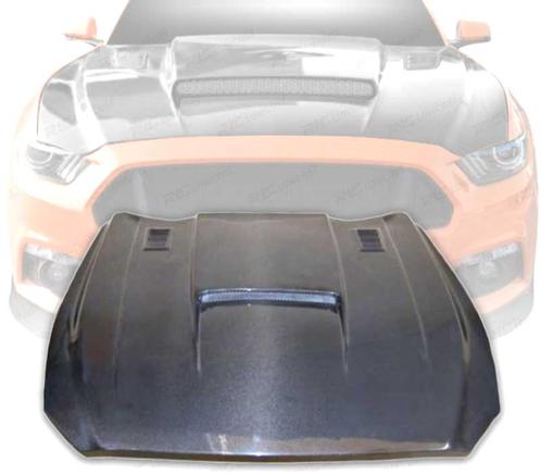 Capot Pour Ford Mustang Look Gt-350-R 15-17 Carbone, Auto-onderdelen, Carrosserie, Verzenden