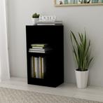 vidaXL Boekenkast 40x24x75 cm bewerkt hout zwart, Huis en Inrichting, Kasten | Boekenkasten, Verzenden, Nieuw