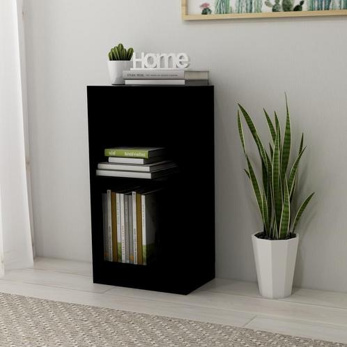 vidaXL Boekenkast 40x24x75 cm bewerkt hout zwart, Huis en Inrichting, Kasten | Boekenkasten, Nieuw, Verzenden