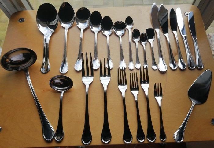 Bavaria - Bestekset voor 12 personen (191) - Acciaio 18/10, Antiquités & Art, Antiquités | Meubles | Tables