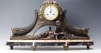 Pendule - Marmer, Legering - 1920-1930 - Art Deco pendule -, Antiek en Kunst