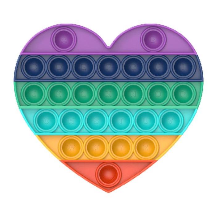 Pop It - Fidget Anti Stress Speelgoed Bubble Toy Siliconen, Kinderen en Baby's, Speelgoed | Overig, Nieuw, Verzenden