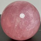 Quartz rose Sphère en quartz rose poli, grande, de qualité
