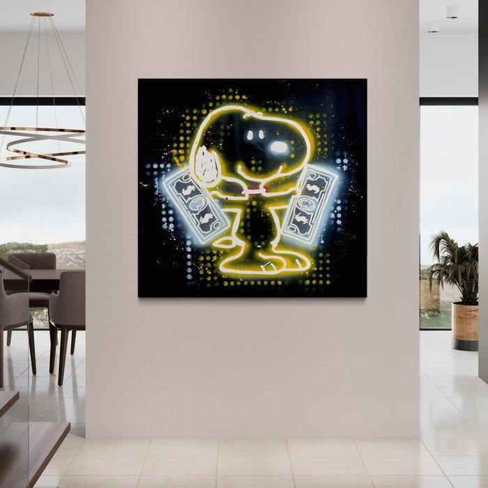 Moabit - Snoopy- Dinero de bolsillo XXL, Antiquités & Art, Art | Peinture | Moderne
