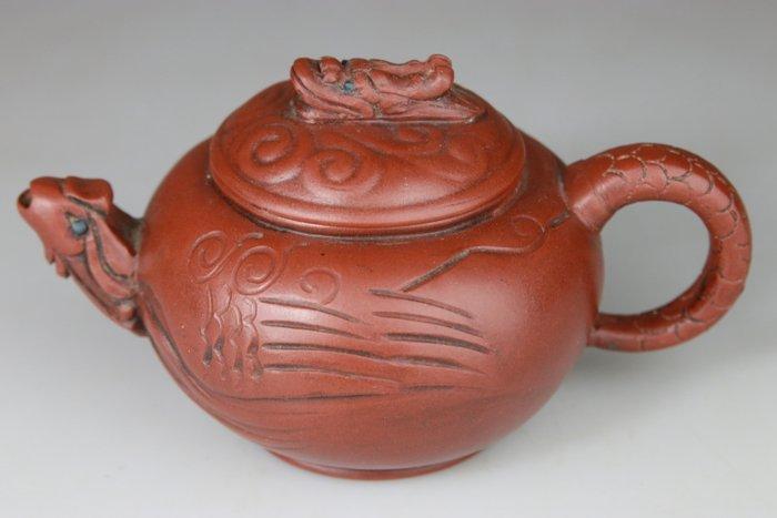 Thee Yixing Phenix-hoofd - Draak - Kunstenaar Mark - China -, Antiek en Kunst, Antiek | Overige Antiek