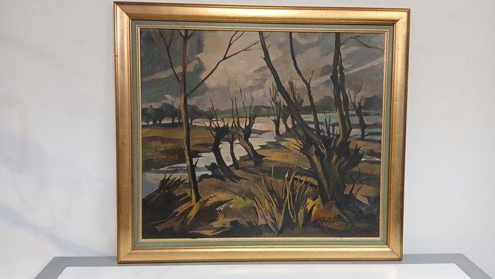 Maurice Peltier (1918-1993) - Dans le Piron, Antiek en Kunst, Kunst | Schilderijen | Klassiek