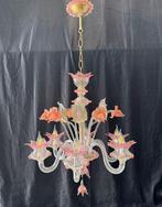 Lustre - Flamme - Verre de Murano - 6 lumières, Antiek en Kunst, Antiek | Verlichting