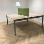 Tweedehands Pami Duo werkplek / bureau met scheidingswand,, Huis en Inrichting, Bureaus, Gebruikt, Bureau