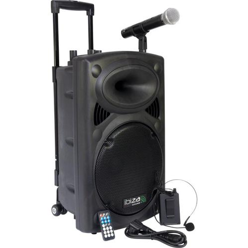 Ibiza Sound PORT12VHF-BT Mobiele Luidspreker Box 700W, Audio, Tv en Foto, Luidsprekerboxen