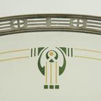 Art Deco (1920) ovaal GROOT dienblad - Gebrüder Mehner -, Antiek en Kunst