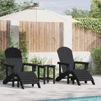 vidaXL Adirondack stoelen met voetensteunen - 2 stuks -, Verzenden, Nieuw
