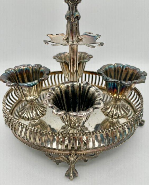 JFP & Co. - Eierdopje - Verzilverd - Sheffield Plate, Antiek en Kunst, Antiek | Meubels | Tafels