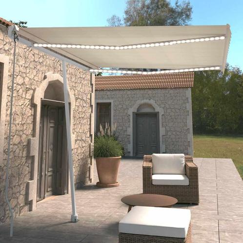 vidaXL Luifel automatisch met LED en windsensor 300x250 cm, Tuin en Terras, Zonneschermen, Nieuw, Verzenden
