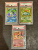 Pokémon - 3 Graded card - Dracaufeu, Florizarre, Tortank -, Hobby & Loisirs créatifs, Jeux de cartes à collectionner | Pokémon