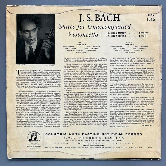 Bach & Janos Starker - Suites For Unaccompanied Cello - No., CD & DVD, Vinyles Singles