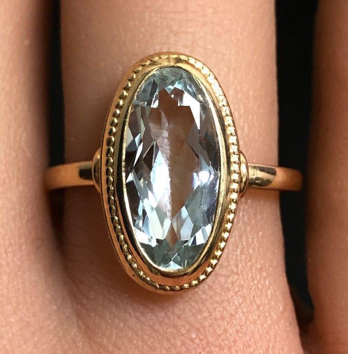 Zonder Minimumprijs - Ring - 18 karaat Geel goud - 2.60ct., Handtassen en Accessoires, Ringen