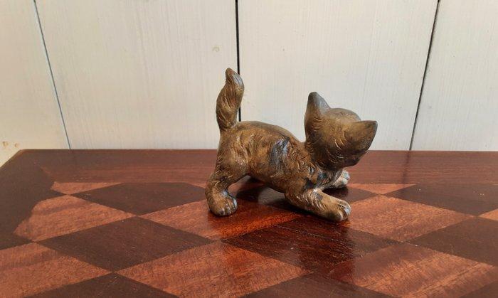 P. Chenet Foundry - Beeld, Kat - 8 cm - Brons, Antiek en Kunst, Curiosa en Brocante
