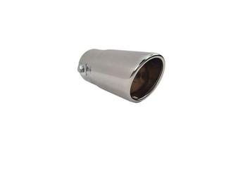 Universeel Sport Look Uitlaat sierstuk 63mm Chroom rond schu, Ophalen of Verzenden
