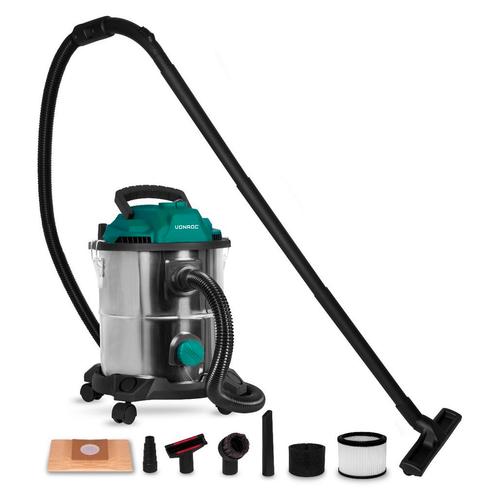Nat- en droogzuiger 1400W met 20L RVS tank en 6m stroomkabel, Elektronische apparatuur, Stofzuigers, Nieuw, Verzenden