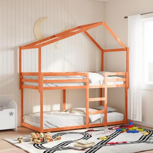 vidaXL Toit de lit pour enfants 203x80,5x142 cm bois de, Maison & Meubles, Chambre à coucher | Lits, Neuf, Envoi