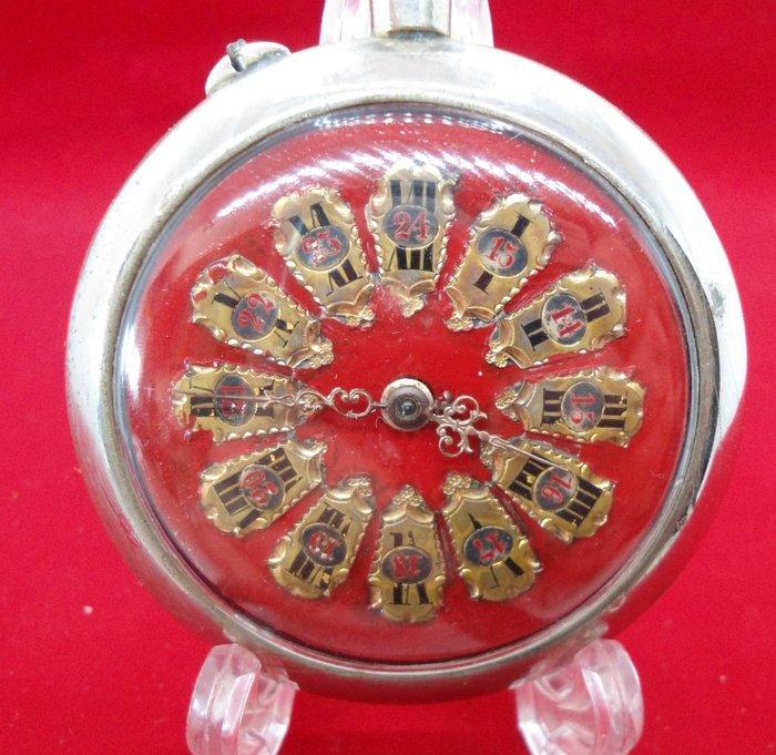 Railroad Roskopf - Steel Pocket watch 57mm - 1900-1949, Handtassen en Accessoires, Horloges | Heren