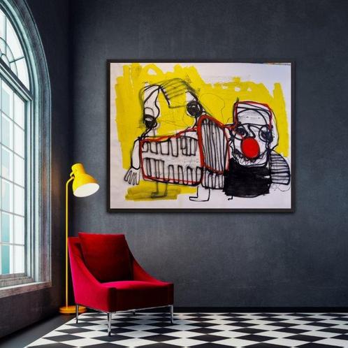Hamelink - Punchline of a Silent Joke, Antiek en Kunst, Kunst | Schilderijen | Modern
