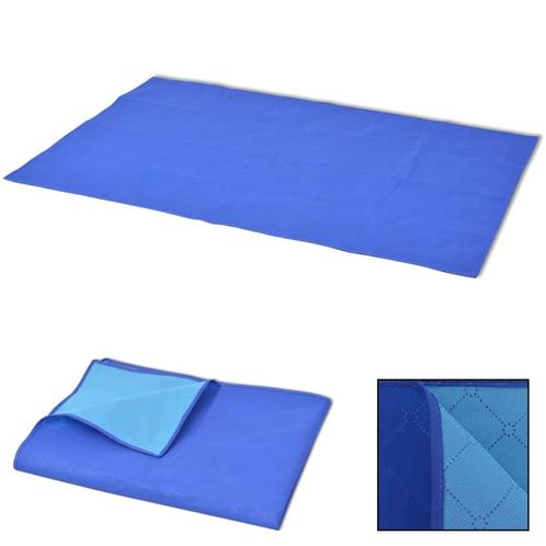 vidaXL Picknickkleed 150x200 cm blauw en lichtblauw, Enfants & Bébés, Jouets | Vêtements de jeu, Envoi